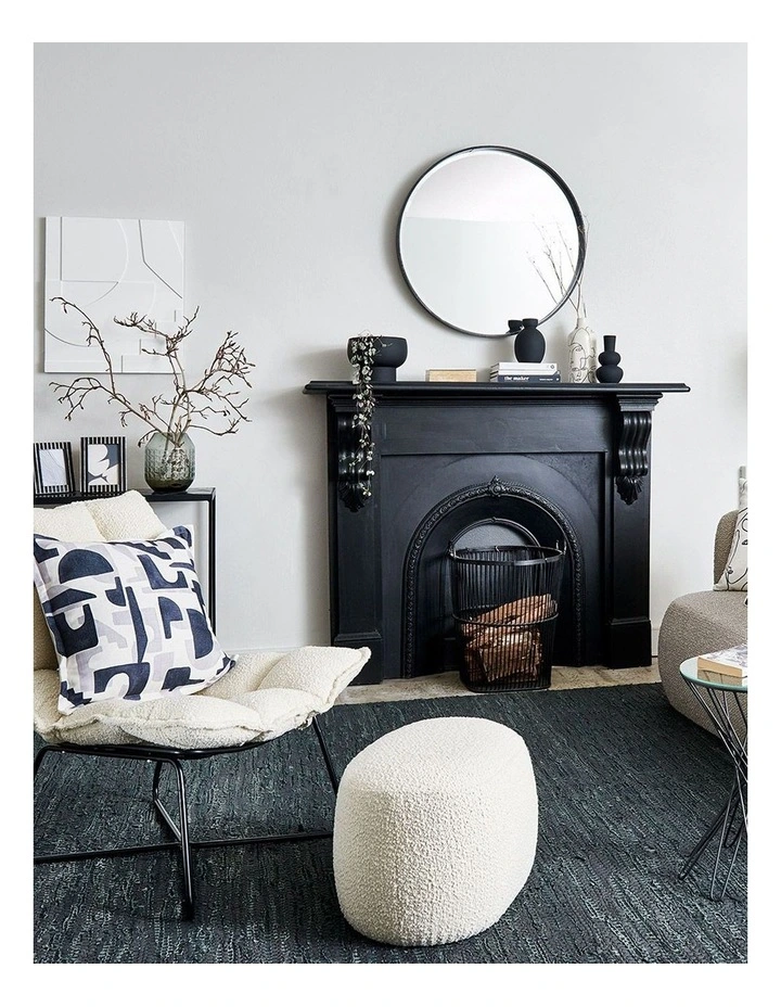 Revival Cushion 50x50cm Charcoal 5 Revival Cushion 50x50cm Charcoal - Image 3