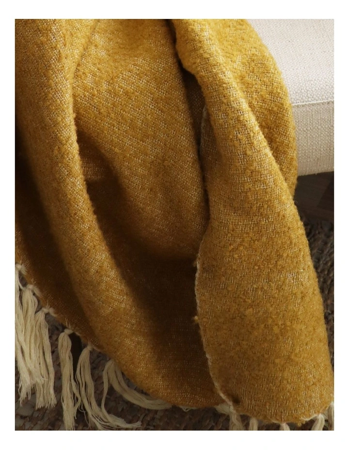 Cooper Throw Mustard 4 Cooper Throw Mustard - Image 2