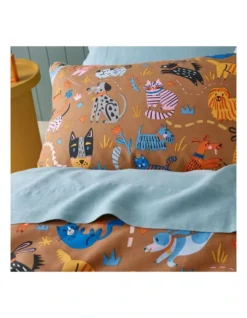 Playful Pets Quilt Cover Set In Assorted -Bedding Shop 919763650 3 720x928