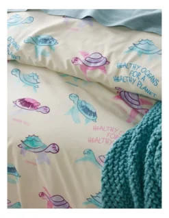 AMCS X Art Series Turtle Tide Quilt Cover Set In Multi -Bedding Shop 919804150 2 720x928