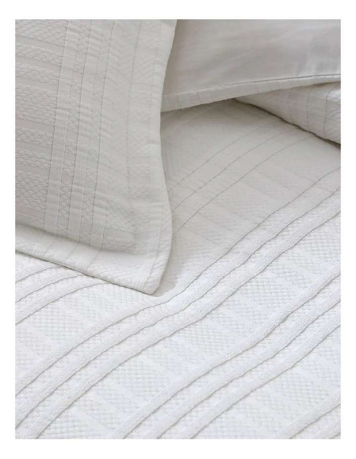 Winton Quilt Cover Set White 6 Winton Quilt Cover Set White - Image 4
