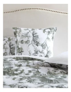 Lottie Quilt Cover Set In Sage -Bedding Shop 923399830 5 720x928