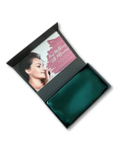 Silk Pillowcase Mulberry 19 Momme In Emerald Green