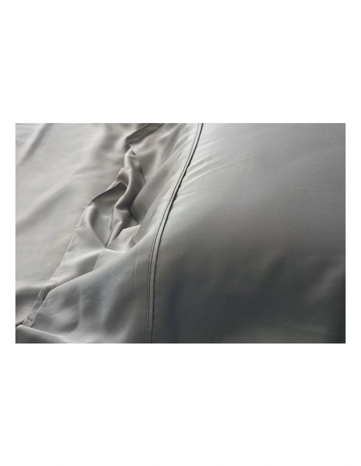 Bamboo Sheets Mid Grey 4 Bamboo Sheets Mid Grey - Image 2