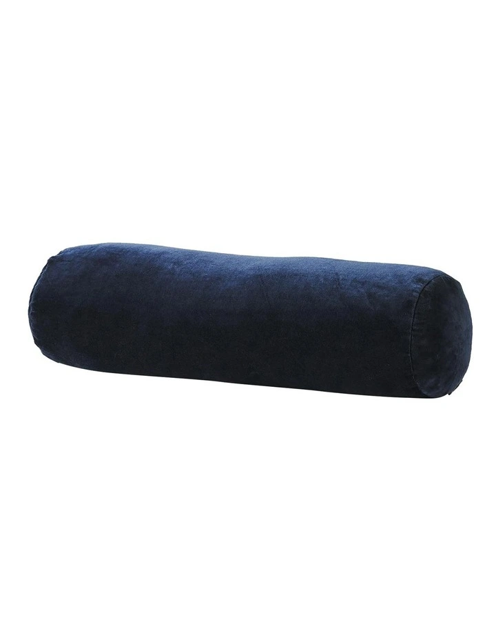 Luxury Velvet Bolster Cushion Slate 3 Luxury Velvet Bolster Cushion Slate