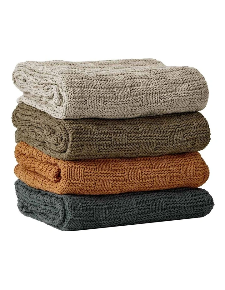 Basket Weave Throw In Bronze 4 Basket Weave Throw In Bronze - Image 2