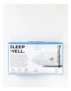 Memory Fibre Pillow Soft/Medium In White -Bedding Shop 925523560 3 2 720x928