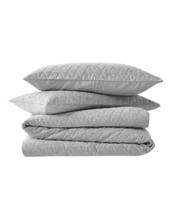 Chambray Quilted Bedlinen Collection Dove -Bedding Shop 925541650 3 720x928