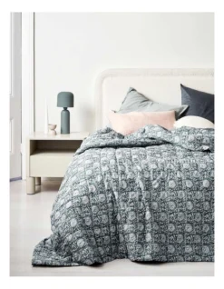 Jaipur European Pillowcase In Mineral/Indian Teal -Bedding Shop 925543090 2 720x928