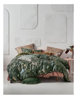 Linen House Willamine Quilt Cover Set In Forest