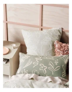 Linen House Adley Quilt Cover Set In Eucalyptus -Bedding Shop 929580310 7 720x928