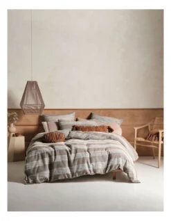 Linen House Oceania Quilt Cover Set In Storm