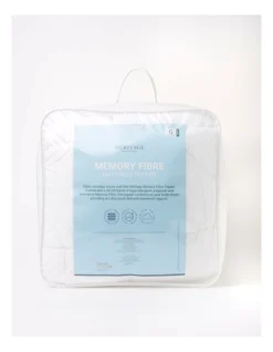 Heritage Memory Fibre Topper In White