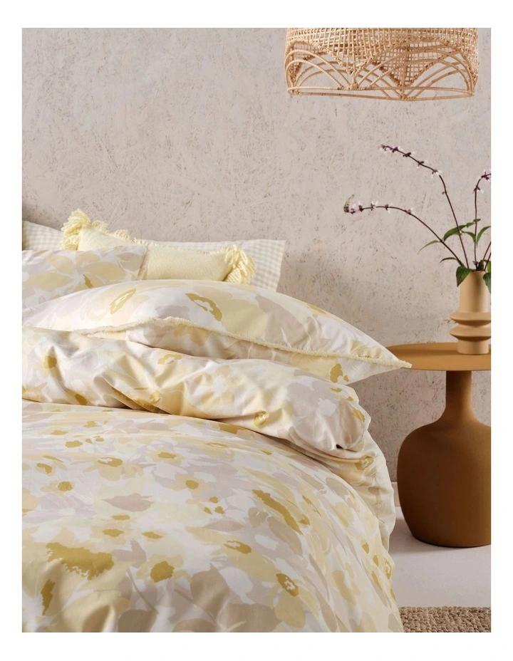 Linen House Daffodil Quilt Cover Set In Yellow 6 Linen House Daffodil Quilt Cover Set In Yellow - Image 4