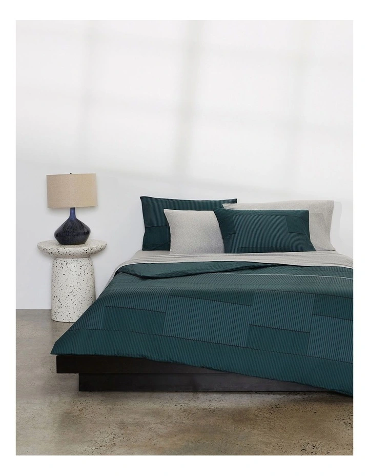 Calvin Klein Monochrome Essentials Quilt Cover Set In Sea Moss 3 Calvin Klein Monochrome Essentials Quilt Cover Set In Sea Moss