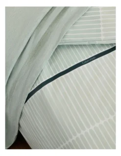 Calvin Klein Monochrome Essentials Quilt Cover Set In Mint Grey -Bedding Shop 936566470 4 1 720x928