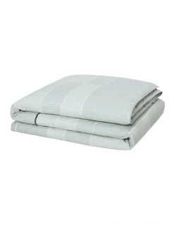 Calvin Klein Monochrome Essentials Quilt Cover Set In Mint Grey -Bedding Shop 936566470 6 1 720x928