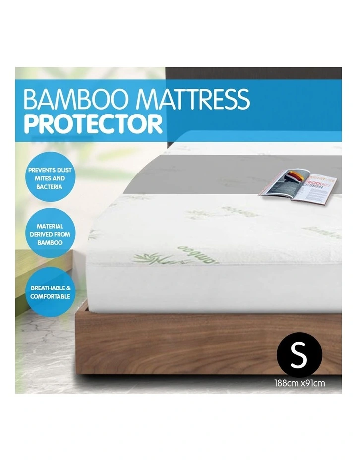 Laura Hill Bamboo Mattress Protector Single 4 Laura Hill Bamboo Mattress Protector Single - Image 2