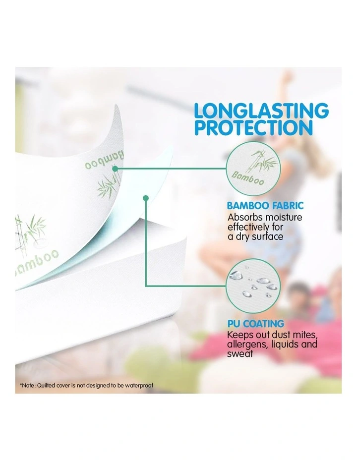 Laura Hill Bamboo Mattress Protector Single 5 Laura Hill Bamboo Mattress Protector Single - Image 3