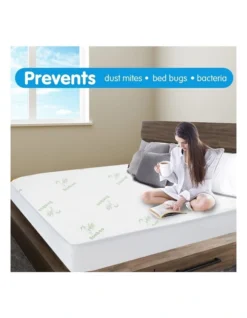 Laura Hill Bamboo Mattress Protector Single 14 Laura Hill Bamboo Mattress Protector Single -Bedding Shop 940293730 6 720x928
