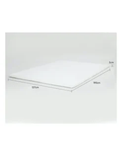 New Foam Mattress 5cm Topper Underlay Fabric Jacquard Cover Double Protector -Bedding Shop 940294360 7 720x928