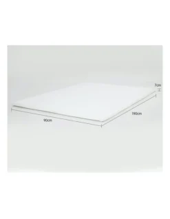 Laura Hill High Density 7cm Mattress Foam Topper Single -Bedding Shop 940294810 7 720x928