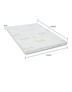 Laura Hill Cool Gel 8cm Memory Foam Mattress Topper Queen -Bedding Shop 940295170 7 720x928