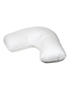 Curved Pillow In White -Bedding Shop 948880000 3 720x928