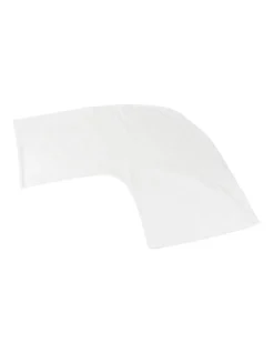 Curved Pillow Case In White -Bedding Shop 948880090 2 720x928