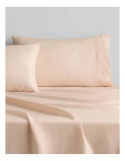 Abbotson Flat Sheet In Buff -Bedding Shop 949489840 2 720x928