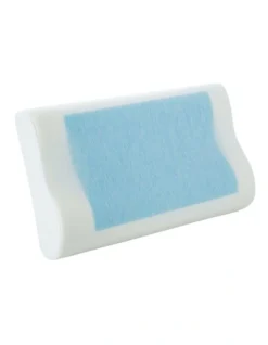 Gel-Infused Contoured Memory Foam Pillow Single Pack