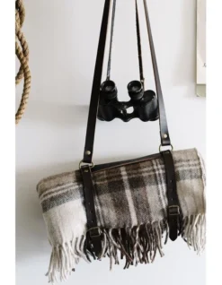 Heritage Collection Recycled Wool Scottish Tartan Blanket In Malt -Bedding Shop 951296950 5 720x928