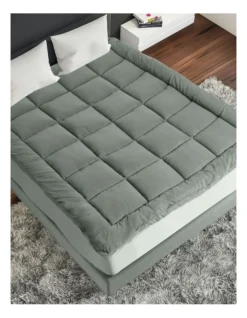 Charcoal Bamboo Blend Topper 800GSM 45cm -Bedding Shop 955201690 3 720x928