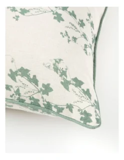 Heritage Persephone Printed Cushion 50x50cm In Beige/Green -Bedding Shop 957466180 2 720x928