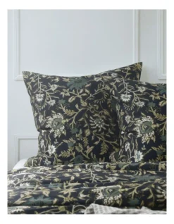 Ivy Quilt Cover Set In Ebony -Bedding Shop 962879410 4 720x928