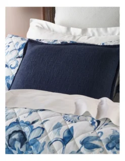 Heritage Clover Quilted Quilt Cover Set In Blue -Bedding Shop 963900730 3 720x928