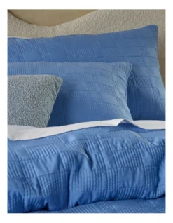 Denver Microfibre Stonewashed Quilt Cover Set In Blue -Bedding Shop 965548000 965563750 3 720x928
