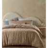 Denver Microfibre Stonewashed Quilt Cover Set In Sand -Bedding Shop 965548000 965564110 1 720x928