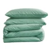 Double Duvet Cover Quilt Set In Green -Bedding Shop 965851030 1 720x928