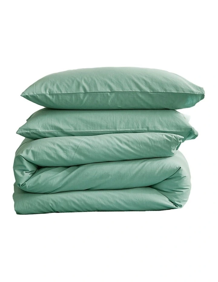 Double Duvet Cover Quilt Set In Green 3 Double Duvet Cover Quilt Set In Green