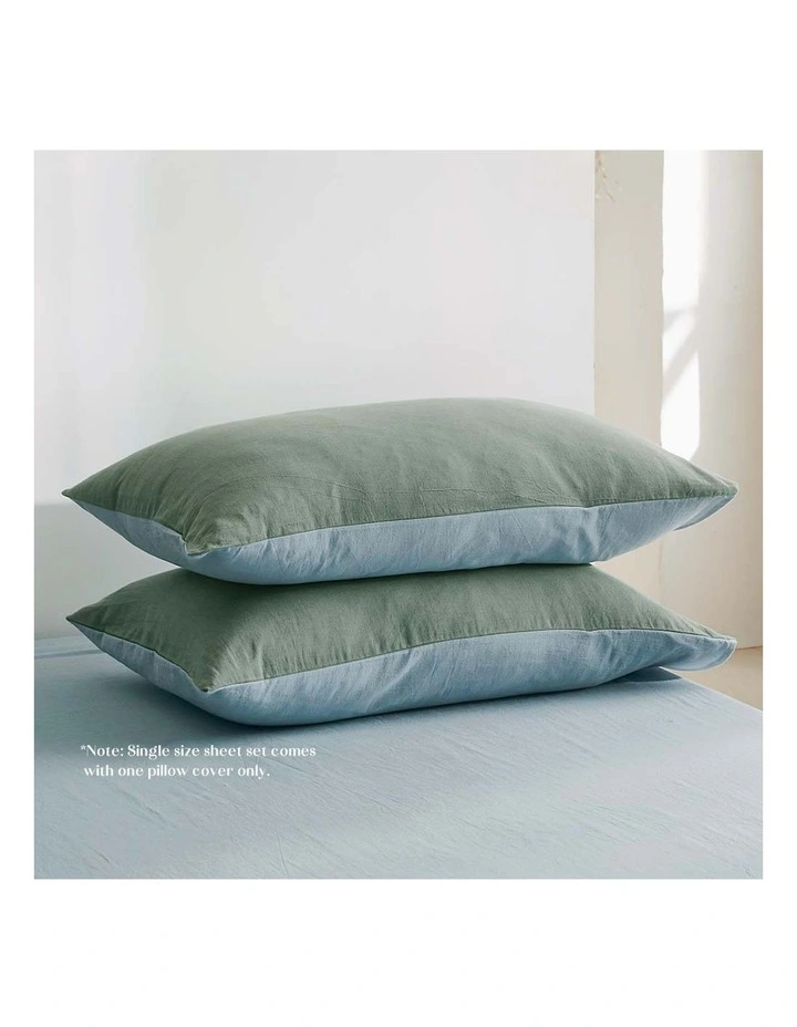 Double Duvet Cover Quilt Set In Blue Lagoon 5 Double Duvet Cover Quilt Set In Blue Lagoon - Image 3