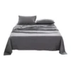 Double Bed Sheets Set In Black -Bedding Shop 965854720 1 720x928