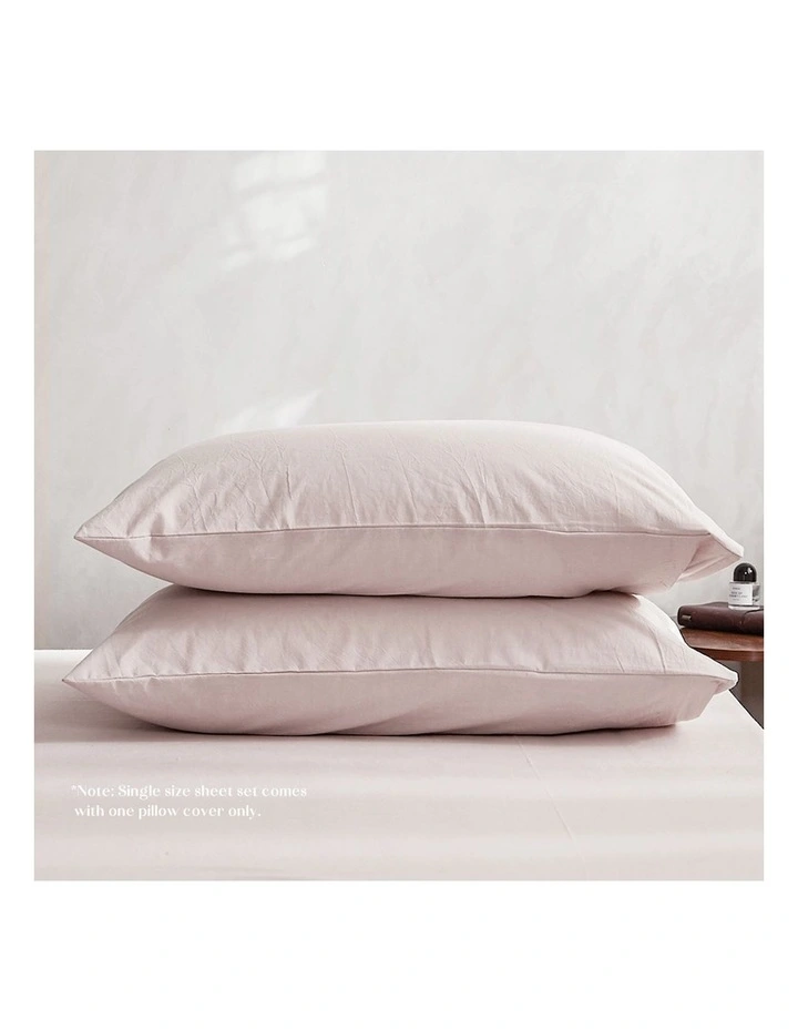 Single Size Bed Sheets Set In Purple 5 Single Size Bed Sheets Set In Purple - Image 3