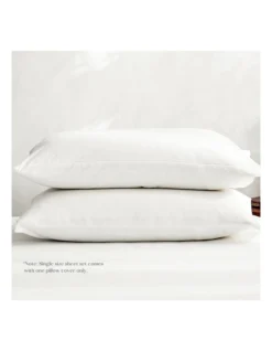 Single Size Bed Sheets In White -Bedding Shop 965858320 3 720x928