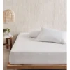 Linen House Kind Cotton Mattress Protector In White 2 Linen House Kind Cotton Mattress Protector In White -Bedding Shop 968608270 1 720x928