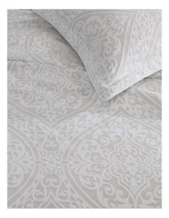 Arlet Stone Quilt Cover Set In Grey -Bedding Shop 975107800 3 1 720x928