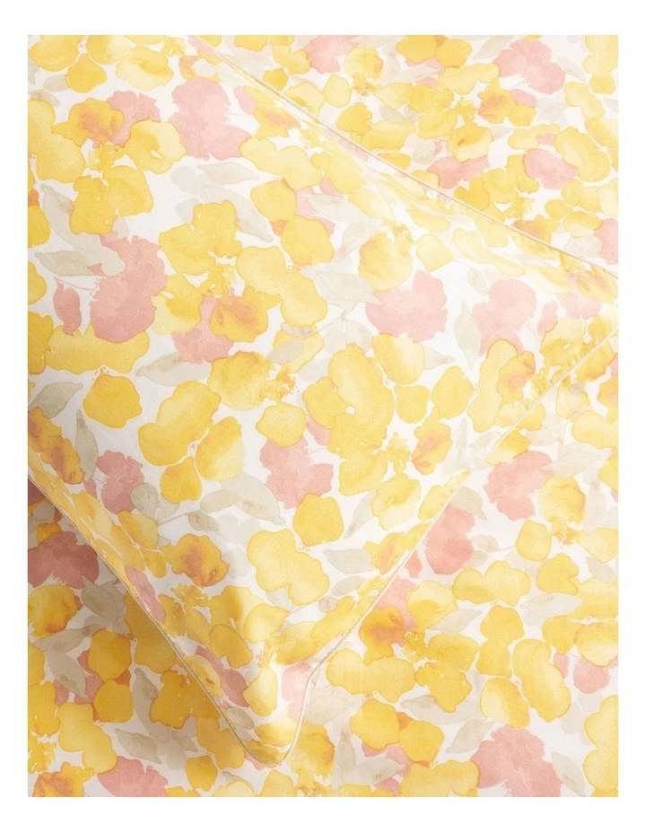 ESPRIT Nikita Quilt Cover Set In Yellow 5 ESPRIT Nikita Quilt Cover Set In Yellow - Image 3