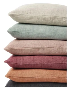 Heavy Linen Cushion In Feather Grey -Bedding Shop 976026340 5 720x928