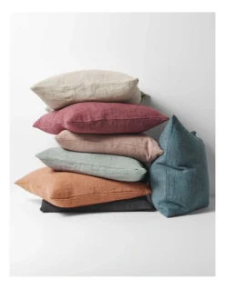 Heavy Linen Cushion In Bluestone 9 Heavy Linen Cushion In Bluestone -Bedding Shop 976026700 3 720x928