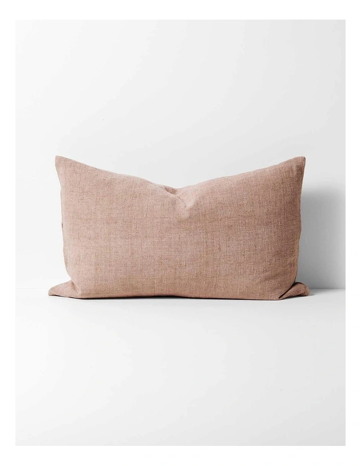 Heavy Linen Rectangle Cushion In Lotus 3 Heavy Linen Rectangle Cushion In Lotus